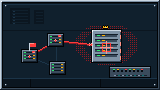 Portada del curso Pentesting de infraestructura: red, hosts y Active Directory: un controlador de dominio marcado como objetivo y una ruta de ataque roja que pivota por los hosts hasta él.