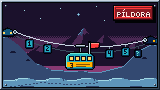 Portada de la píldora CTF de redes: la flag está en el pcap: un teleférico nocturno entre dos picos nevados con cabinas-paquete numeradas; la cabina 3, iluminada, se lleva la bandera roja y una cabina con signo de pregunta vuelve por el otro cable.