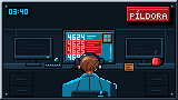 Portada de la píldora Los eventos de Windows que todo analista revisa: en la sala SOC de noche, el analista de espaldas mira un monitor con una lista de eventos numerados, dos de ellos marcados en rojo, un ícono de ventana de cuatro paneles en madera y un reloj de pared que marca las 03:40.