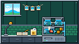 Portada del curso Virtualización: su primer laboratorio en VirtualBox: una repisa de laboratorio con tres terrarios de vidrio, cada uno con una computadora chiquita, conectados a la computadora anfitriona.